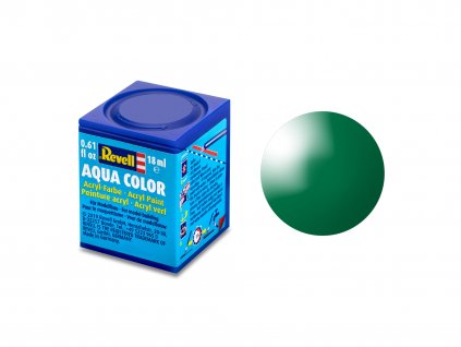 Revell AQUA Farbe – 61 Smaragdgrün glänzend RAL6029 18 ml