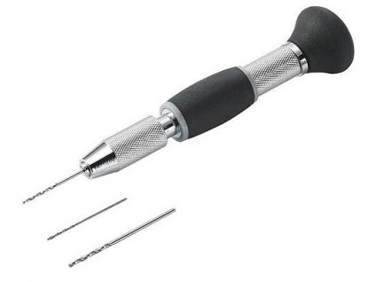 Revell finger (hand) drill (2 jaws) + 3 drills