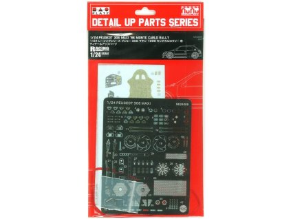Peugeot 306 MAXI 96 Monte Carlo Rally Detail-UP parts 1/24