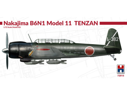 Nakajima B6N1 Model 11 Tenzan 1/72