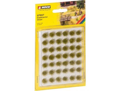 Tráva do diorámy trsy kvitnúca lúka 6mm vysoké 42 ks