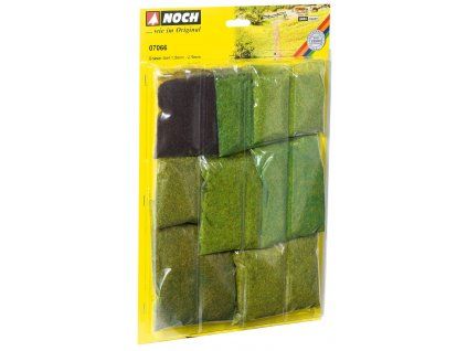Statisches Diorama-Gras kurz - Mix-Set 1,5-6 mm hoch
