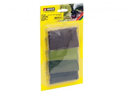 Lístie do diorámy - zelená zmes farieb HO/TT