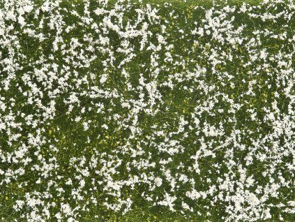 Diorama foliage white meadow 12 x 18 cm