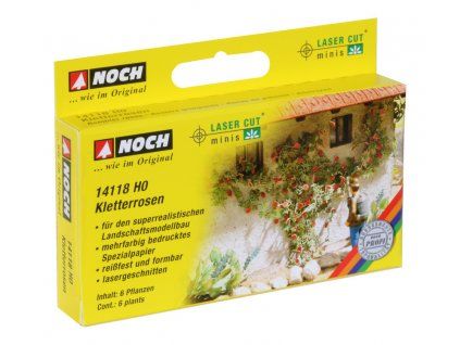 Laser-Cut Růže táhlé 6 ks HO