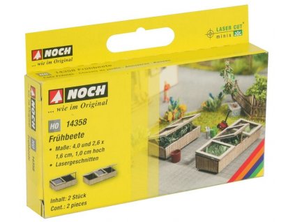 Laser-Cut small greenhouses 2 pcs HO