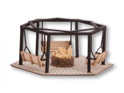 Barbecue area Laser-Cut HO 1/72