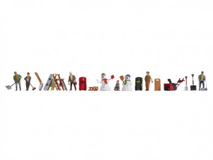 Figures "Day in winter" set HO