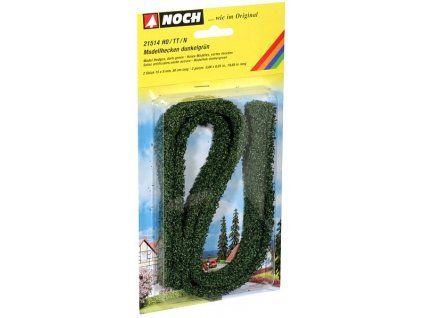Živý plot do diorámu tmavě zelený 7mm x 50cm 21514