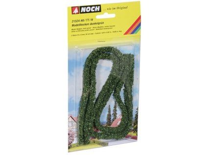 Živý plot do diorámu tmavě zelený 6 mm x 50cm