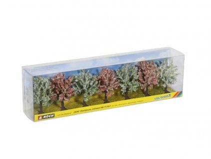 Flowering fruit trees 7 pcs mix 80 mm HO/TT