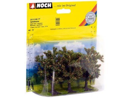 Diorama-Bäume – Apfelbäume, 3 Stück, 80 mm hoch