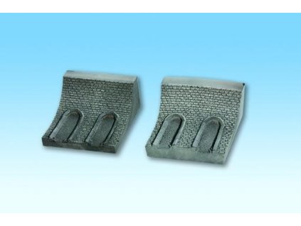 Tunelová stěna oblouková 2 ks HO