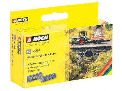 Culvert for diorama 2 pcs 1/72, HO