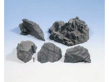 Dioramafelsen – Granit 5 Stück