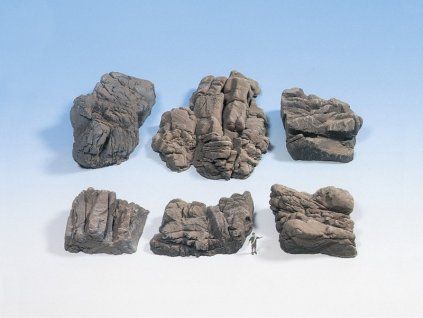 Diorama rocks - sandstone 6 pcs