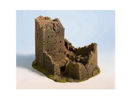 Castle ruin 18x14x12 cm HO