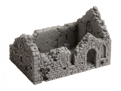 Chapel ruin 10.5 x 6.7 x 6.7cm HO