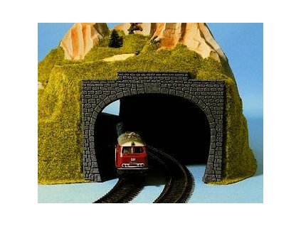 Tunnel portal 2-track 2pcs HO