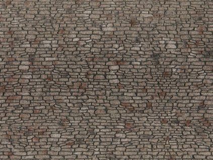 Semi-finished product Stone wall 280x100mm 1/72 HO