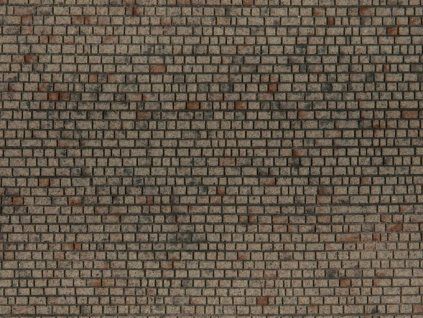 Polotovar Zeď kamenná 280x100mm 1/72 HO