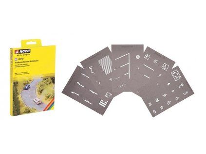 Road markings - set of templates