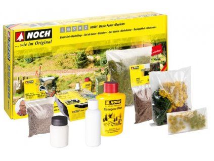 Základní sada pro tvorbu diorámy - Basic Set Modelling Noch