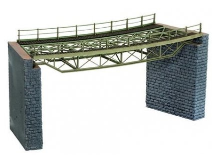 Steel arch bridge R1 Lasercut HO