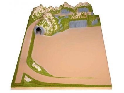 Koľajisko Noch doplnkový modul ľavý pre točňu 100 x 140 x 26 cm