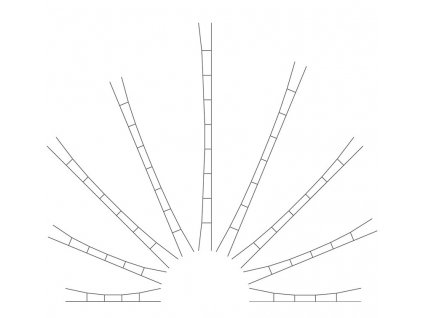 Track trolley uni. 160-190 mm 5 pcs HO