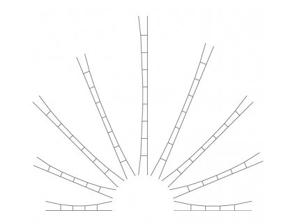 Laufwagen Uni 210–240 mm 3 Stück HO