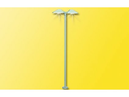 Lampa perónová moderná dvojitá LED biela 1ks HO, TT, 1/72