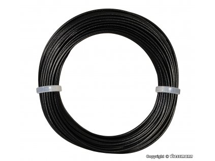 Kábel 0,14 mm2, 10 m, čierny