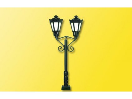 Parklaterne doppelt HO LED warmweiß