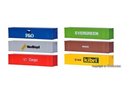 Container 40 Fuß 6 Stück HO