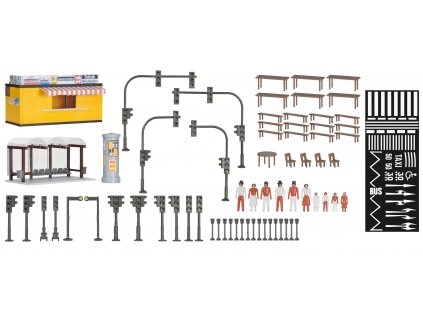 City traffic lights and accessories HO