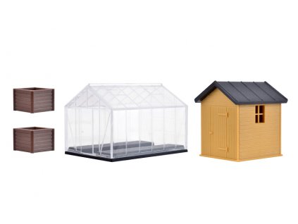 Gewächshaus und Gartenhaus HO