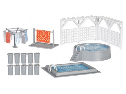 Garden and terrace - pools HO