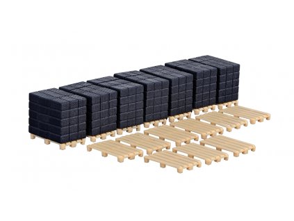 Pallets and goods HO