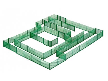 Green mesh fence 280mm HO