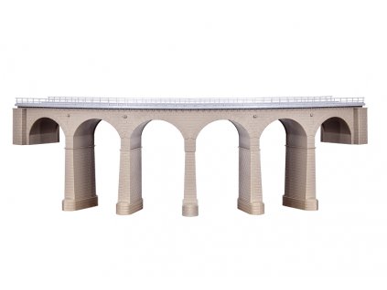 Steinviaduktbrücke mit Pfeilern HO