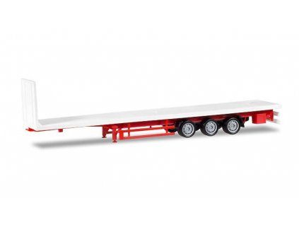Platform semi-trailer with a front 1/87
