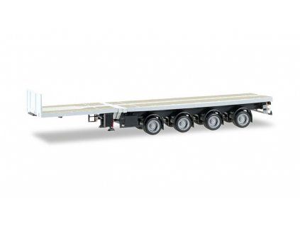 Semi-trailer 4-axle telescopic platform 1/87