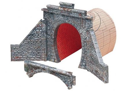 Tunel portál 1-kolejový HO