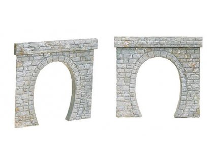 Tunnel portal 1-track OL 2 pcs HO