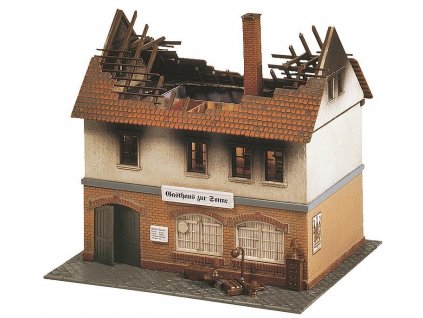 Burnt-out guesthouse HO