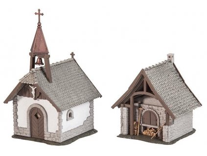 Village chapel and bakery HO