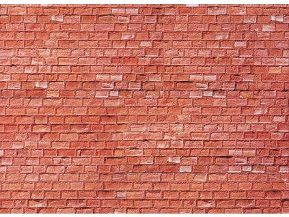 Gespaltener roter Stein – Platte