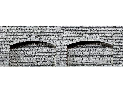 Stützmauer mit Bögen HO