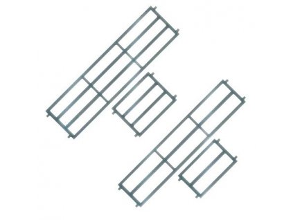 Cattle fence assembled HO